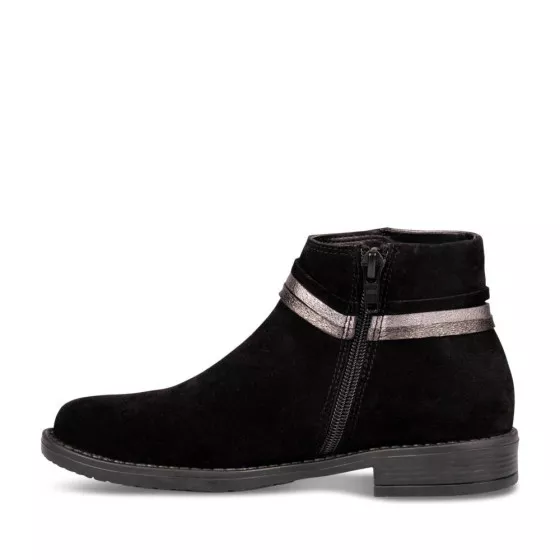 Bottines NOIR LOVELY SKULL CUIR