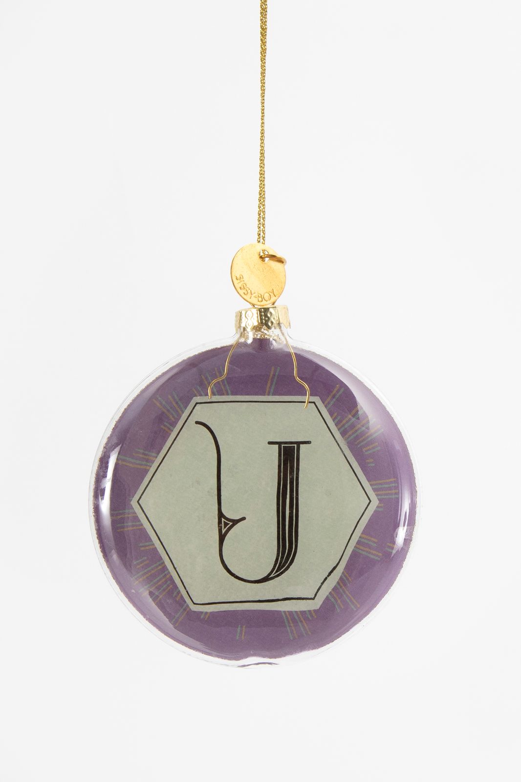 Kerstbal letter u