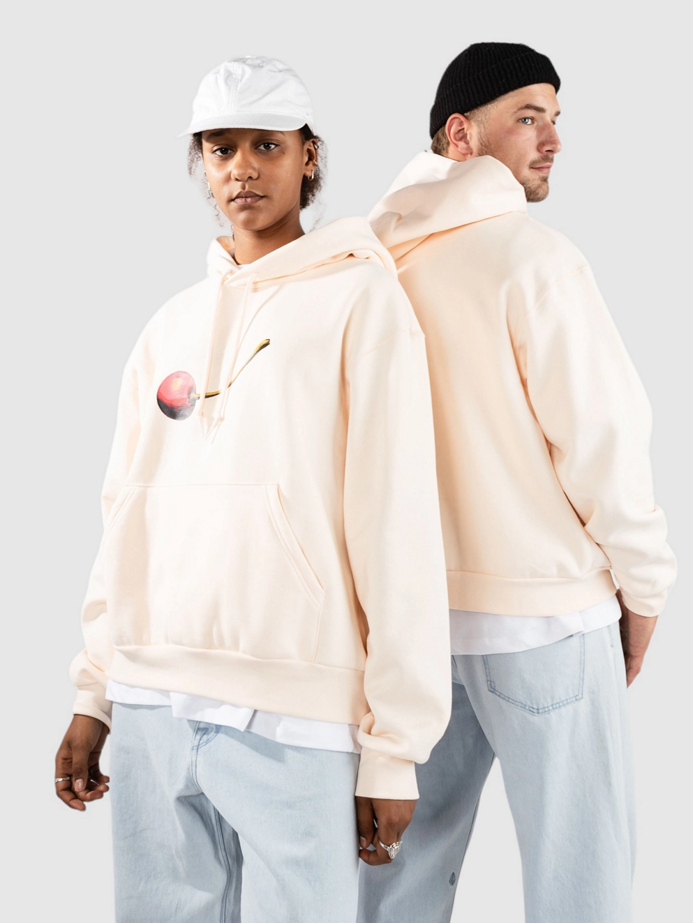 Nike Sb Fleece Cherry Hoodie guava ice/white