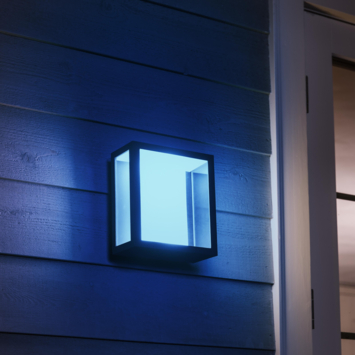 Philips Hue muurlamp Impress zwart - wit en gekleurd licht 16W - breed model