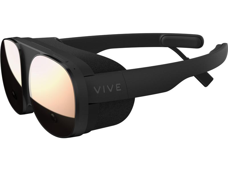 HTC VR-Brille Vive Flow Ultraleichte, faltbare und immersive VR-Brille mit austauschbaren Gesichts- und Schläfenpolstern