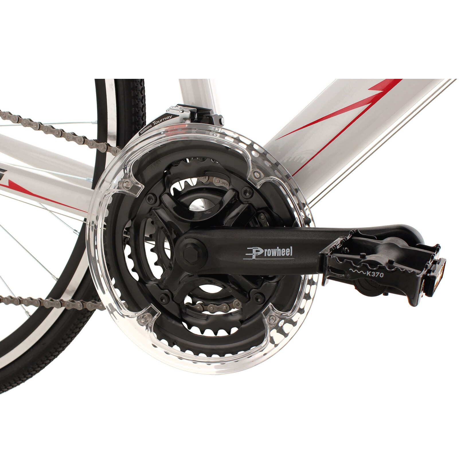 KS Cycling Fitnessrad 21 Gänge Fitness-Bike Lightspeed (White) 28 Zoll