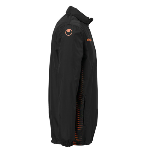 Jaqueta de chuva Score (capa de chuva) preta/laranja fluorescente Uhlsport