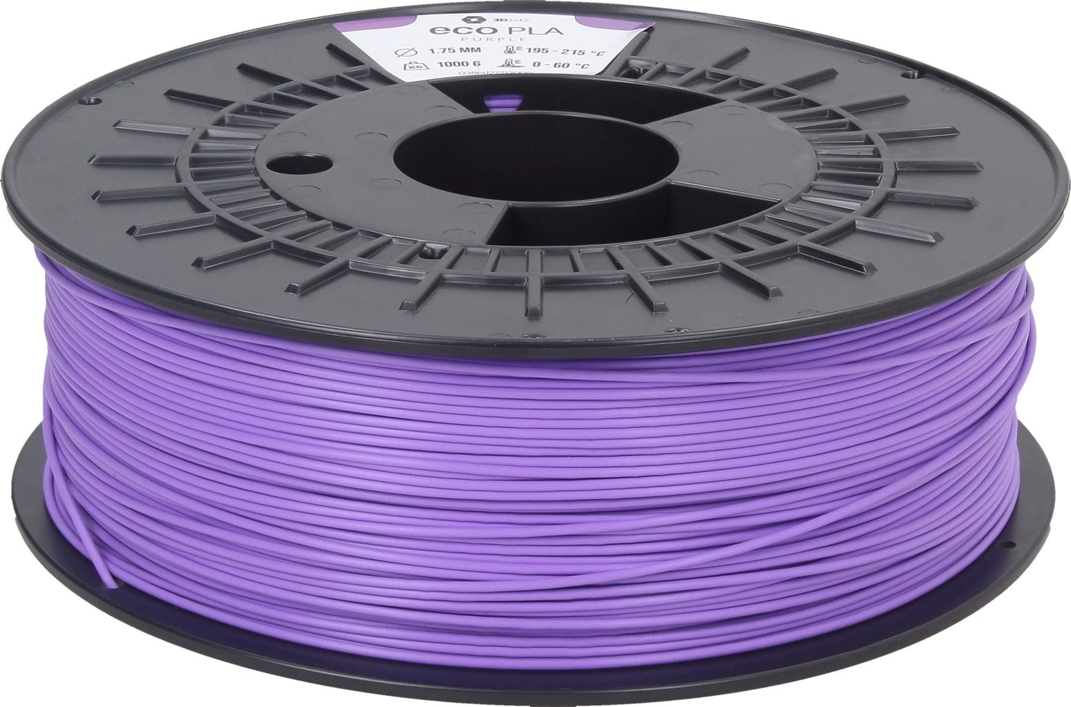 3DJAKE  ecoPLA Violett, 1,75 mm / 1000 g    Allround PLA Filament zu einem unschlagbaren Preis in Violett