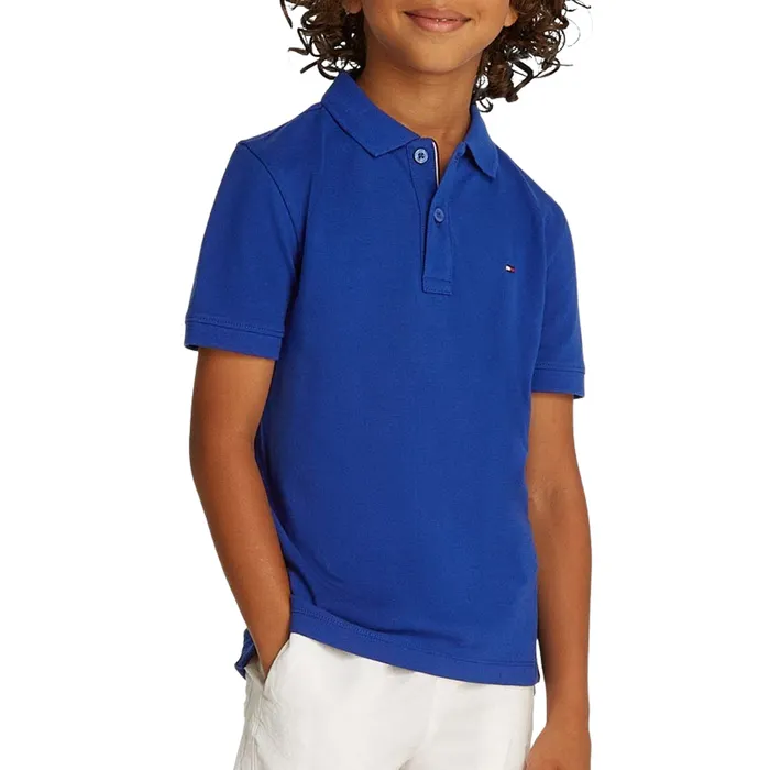 Tommy Hilfiger Contrast Flag Polo Junior