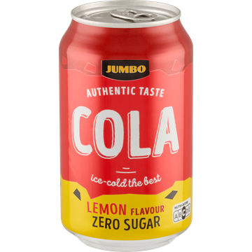 Jumbo Cola Lemon Flavour Zero Sugar - Blik 330ML