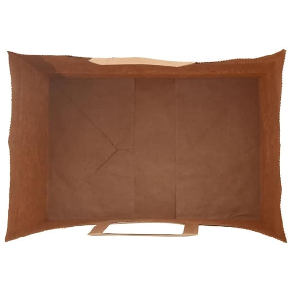 vidaXL Papirposer 250 stk med håndtak brun 32x22x28 cm