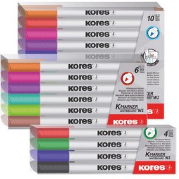 Marqueur non permanent 'K MARKER W1', étui de 6
