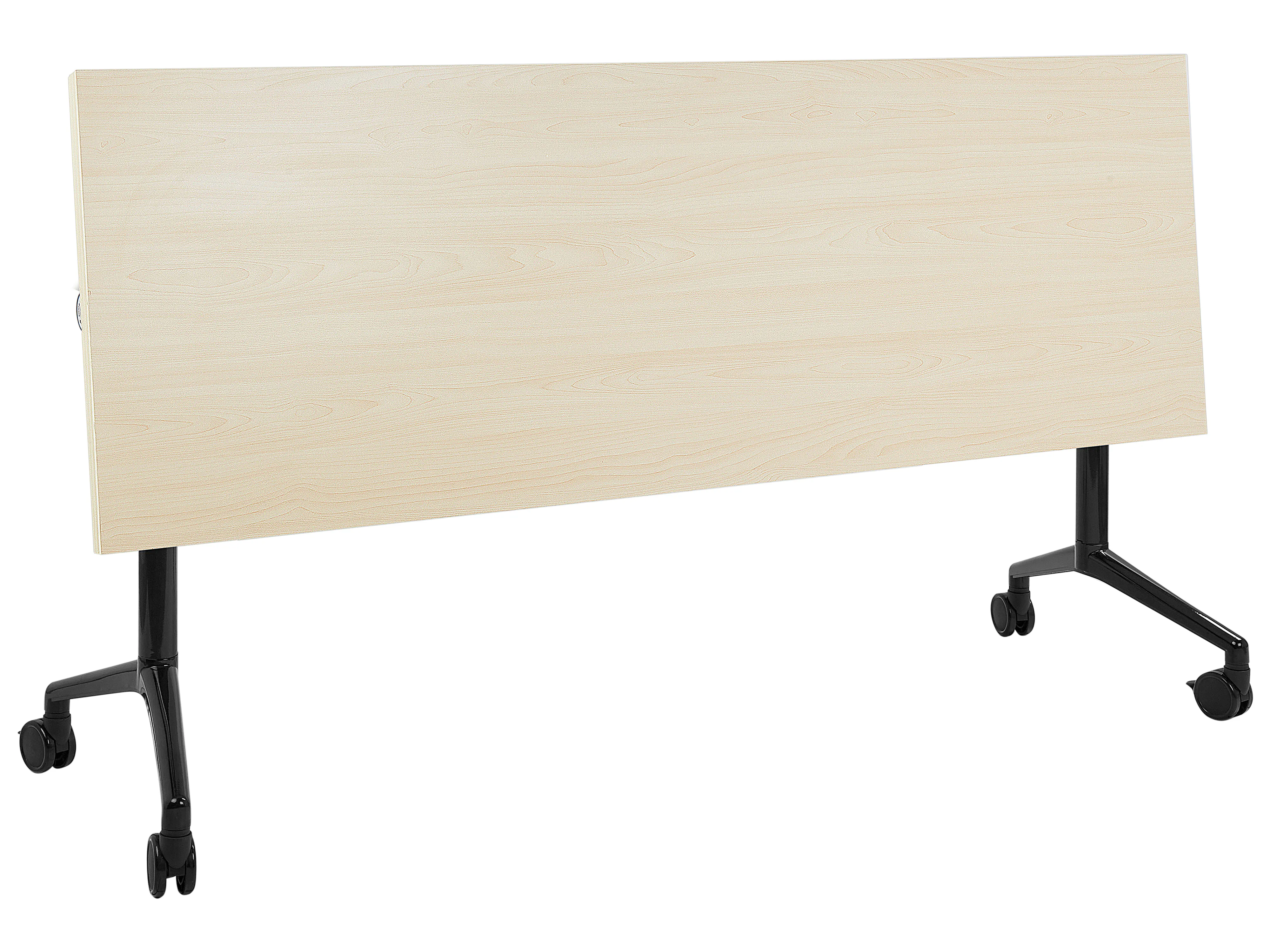 Inklapbaar bureau CAVI Lichtbruin 180 cm 60 cm met wielen
