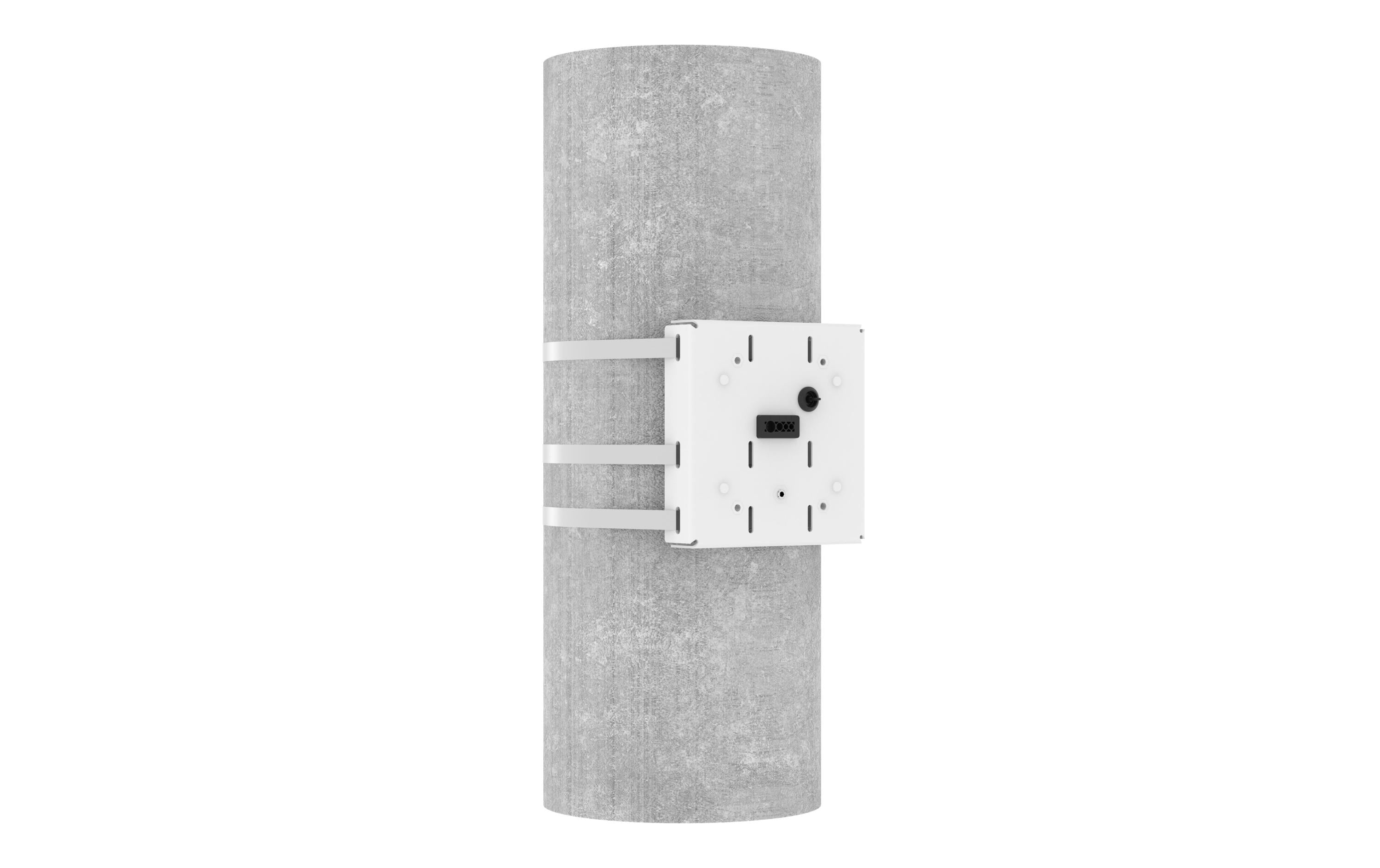 Masthalterung T94N01G 100-410 mm Weiss 1 Stück<br>Masthalterung für Indoor/Outdoor