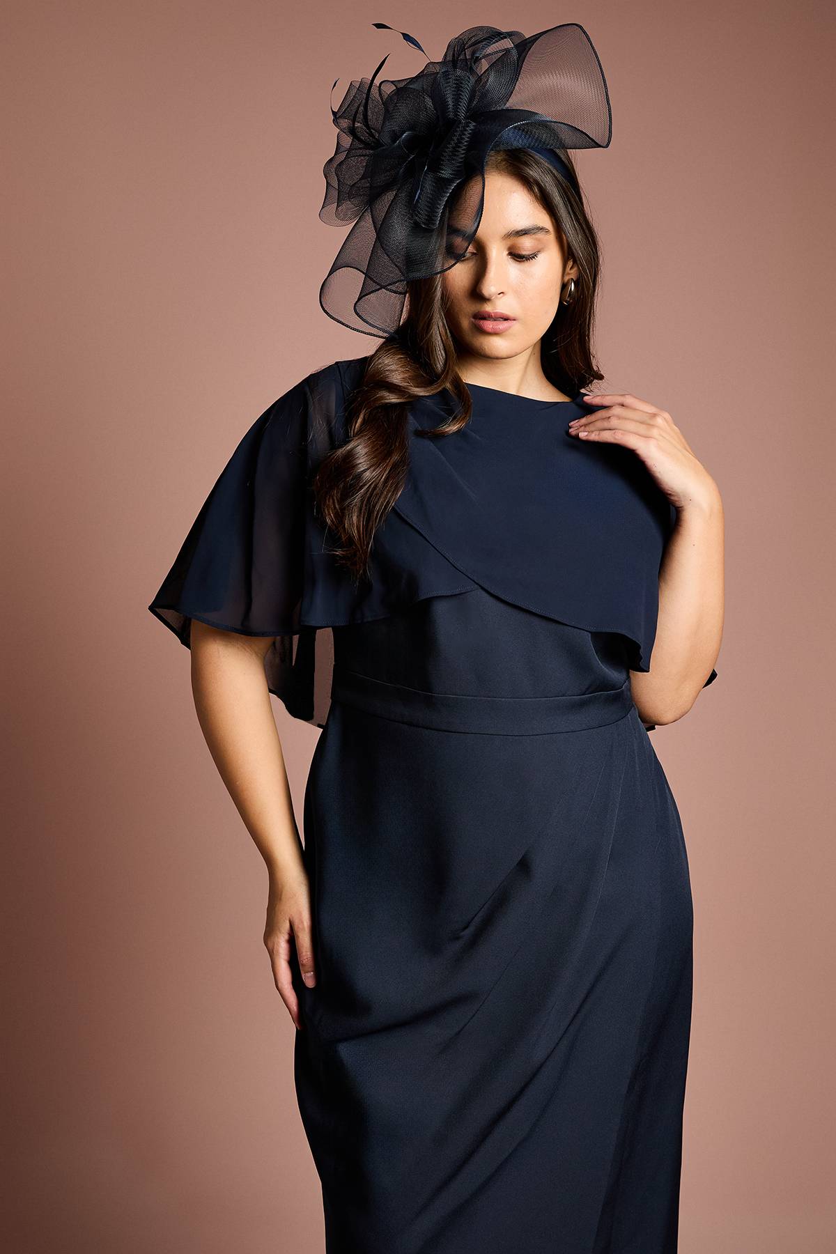 Coast Robe Crayon Cape en Mousseline Grande Taille