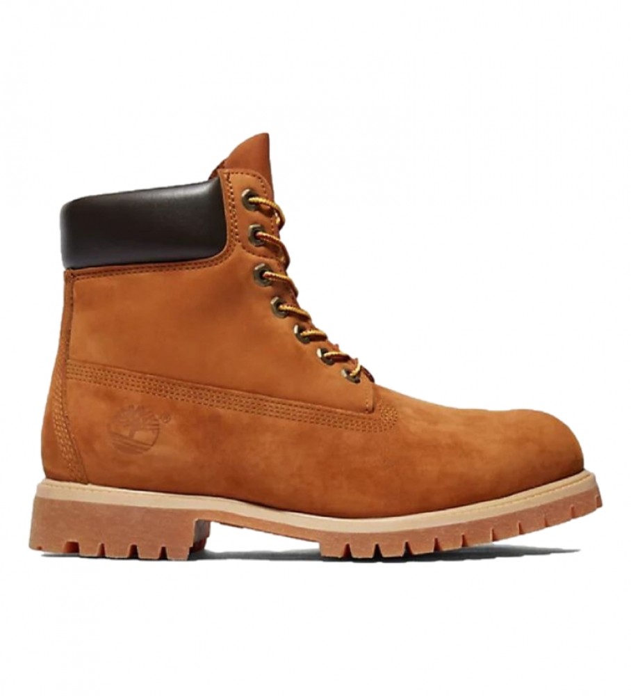 Botas Timberland Premium em couro marrom de 6 polegadas / PrimaLoft