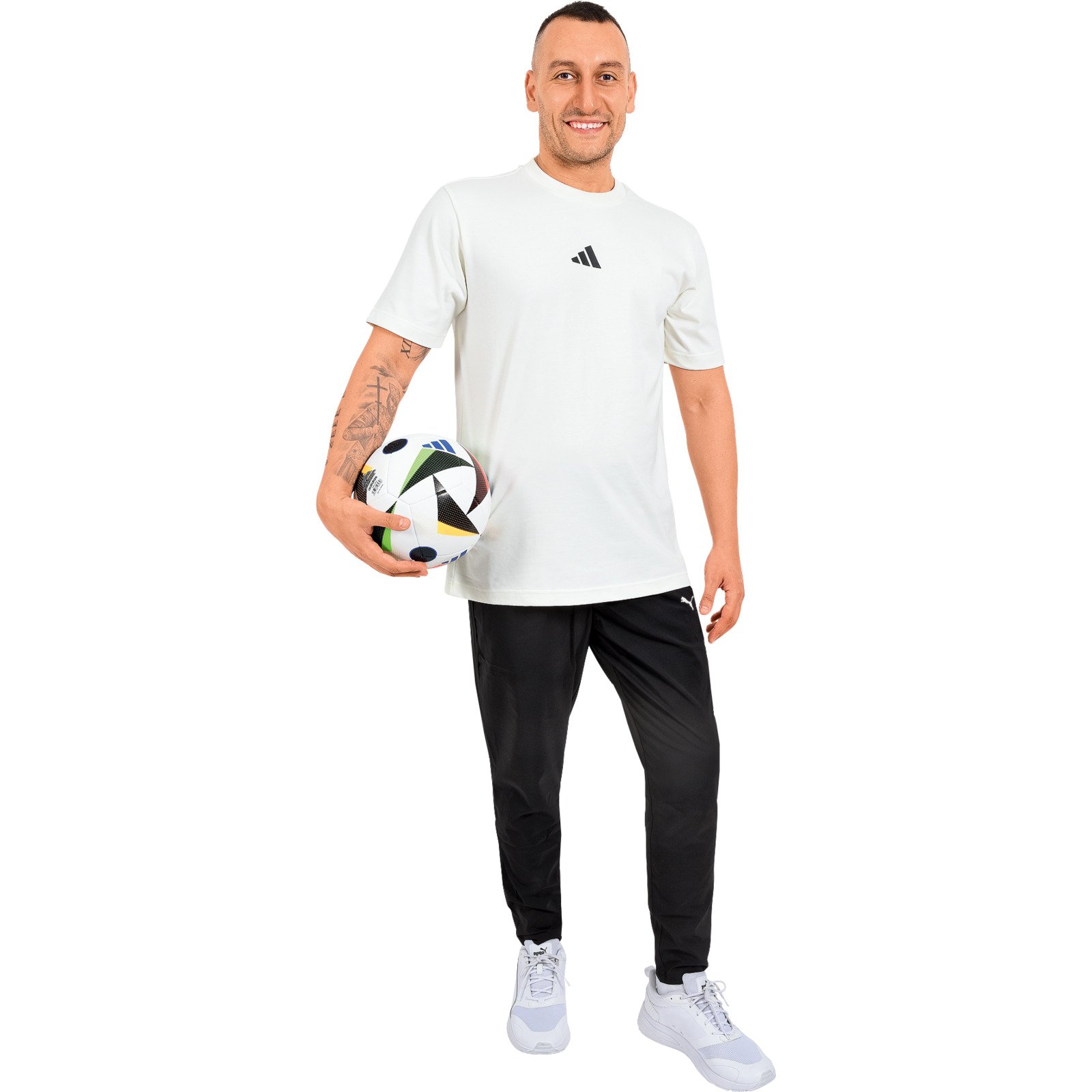 Adidas Herren-T-Shirt CE Logo M, schwarz