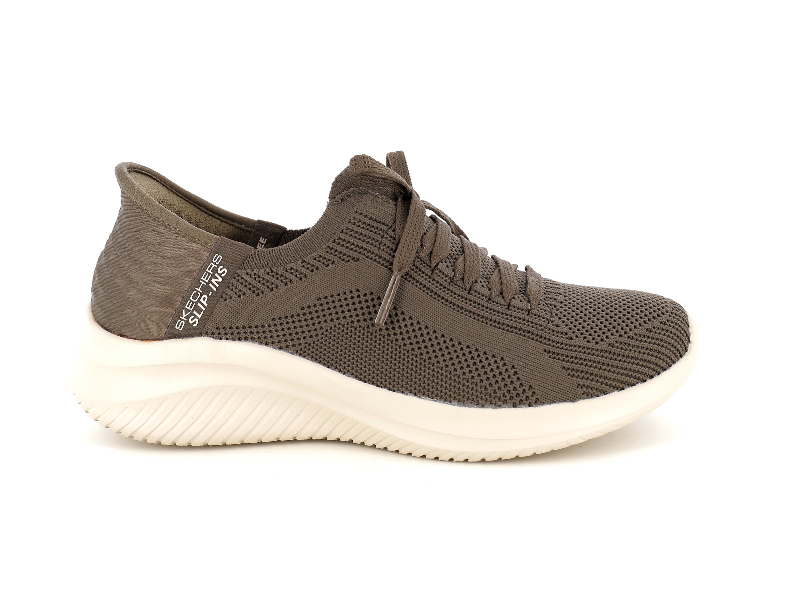 Skechers-ULTRA FLEX 3 0 SLIP INS Matières combinées Kaki