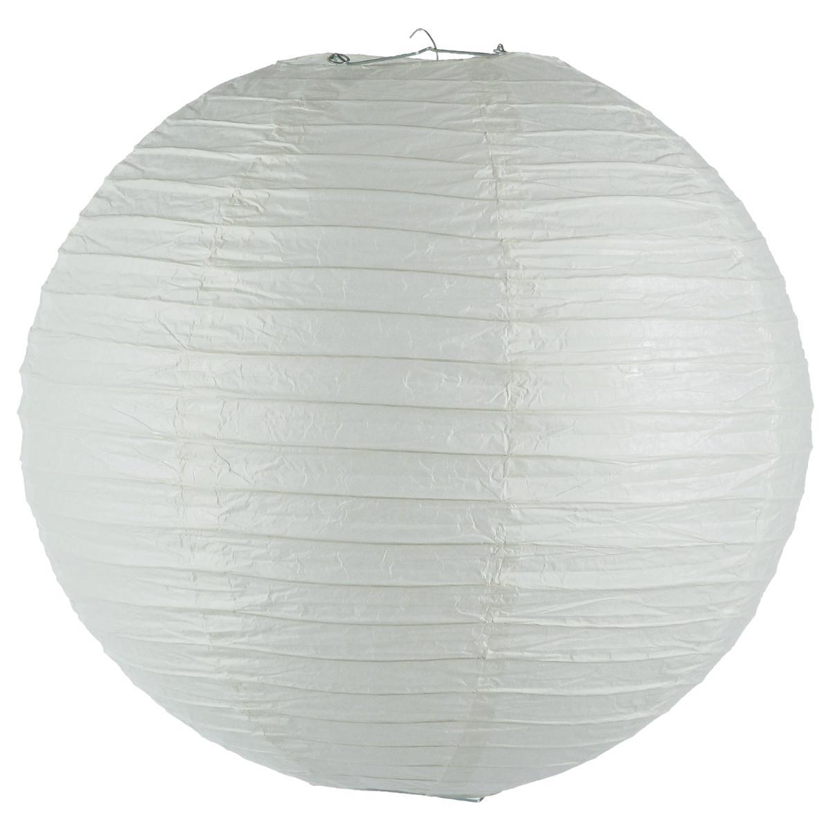 LANTERNE BOULE BLANC D.45CM