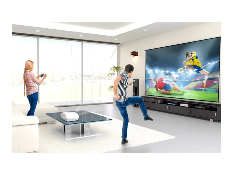 Epson EH-TW7100 - 3LCD-projektor - 3D - 3000 lumen (hvid) - 3000 lumen (farve) - 3840 x 2160 (2 x 1920 x 1080) - 16:9 - 4K - hvid