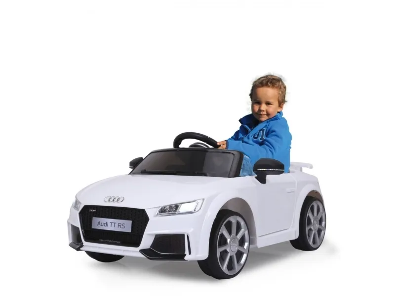 Jamara Audi TT RS, 3 År, 4 hjul, Hvid, Batterier påkrævet