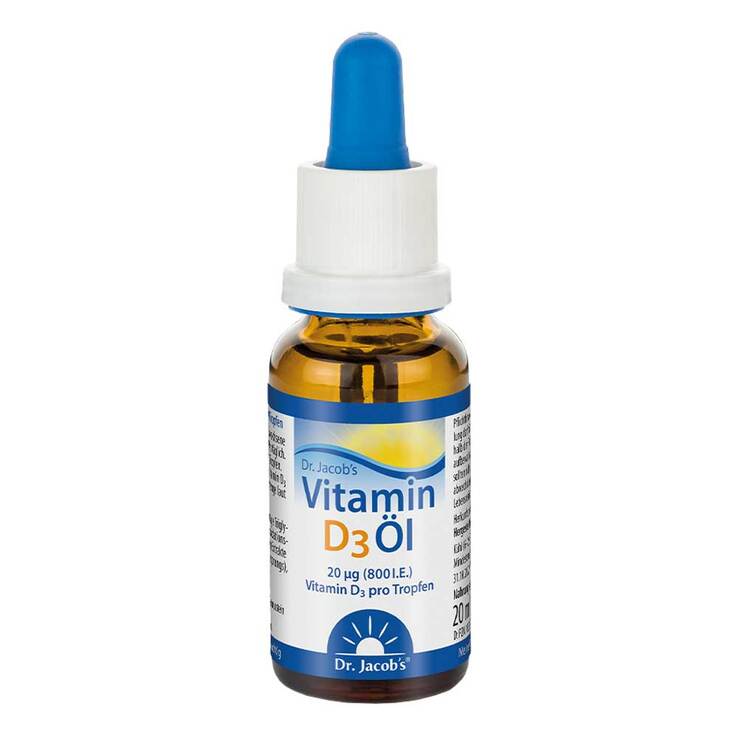 Vitamin D3 Öl Dr. Jacobs Tropfen, 20 ml