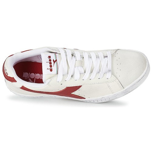 Diadora - GAME L LOW WAXED - Blanc / Rouge