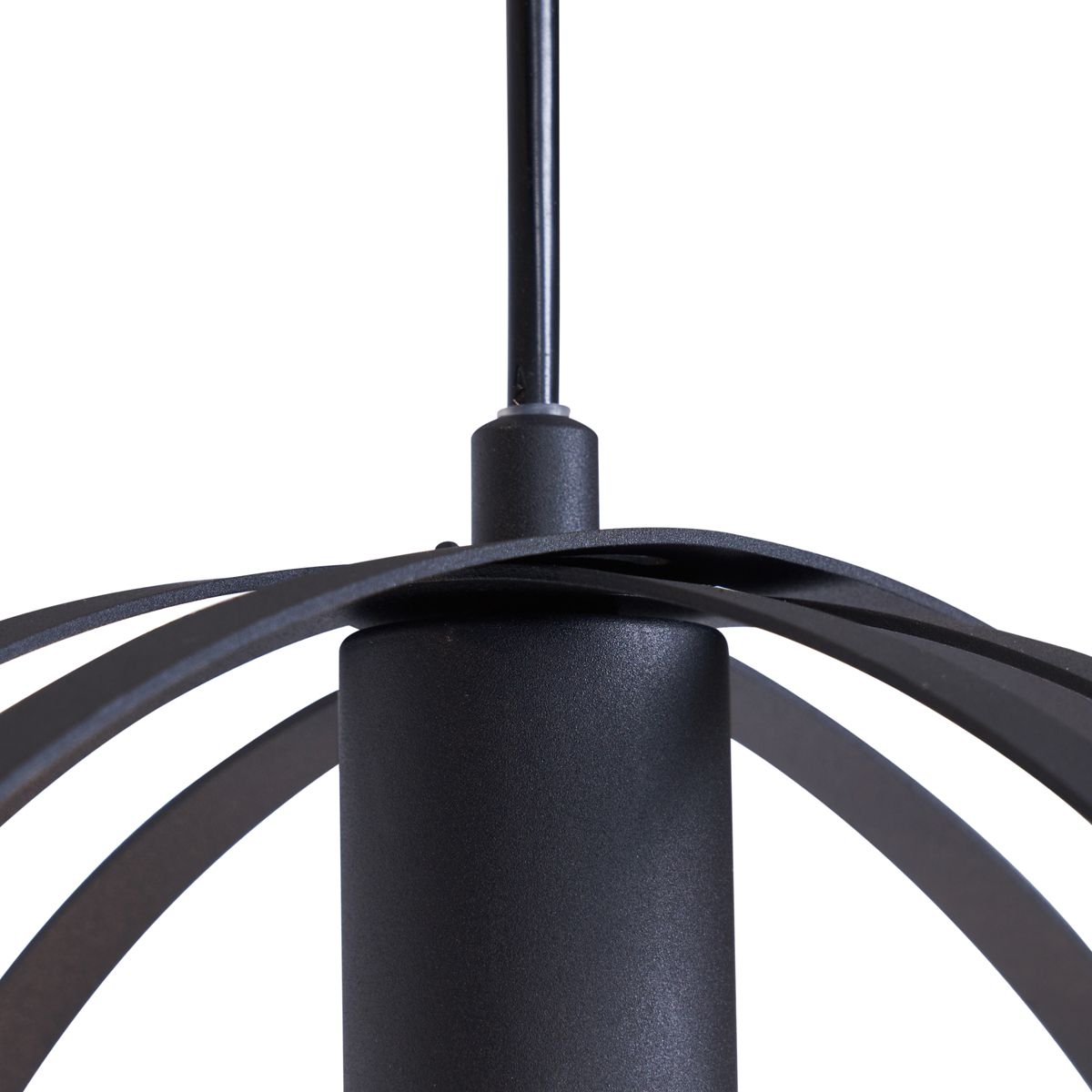 Design hanglamp zwart langwerpig 3-lichts - Indu