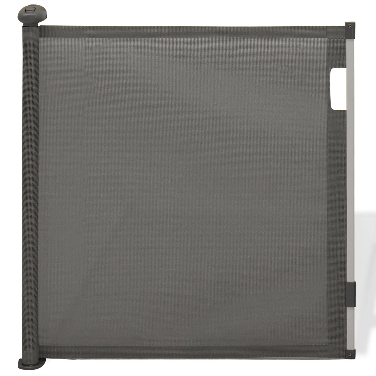 Barrière de sécurité rétractable pour animaux domestiques 130 cm gris