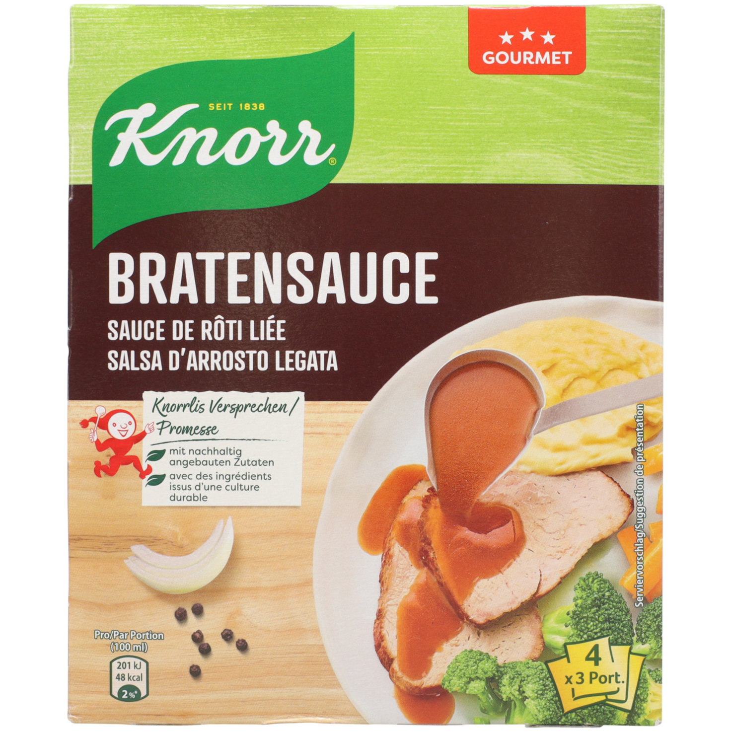 Knorr Bratensauce Gourmet 4x36g