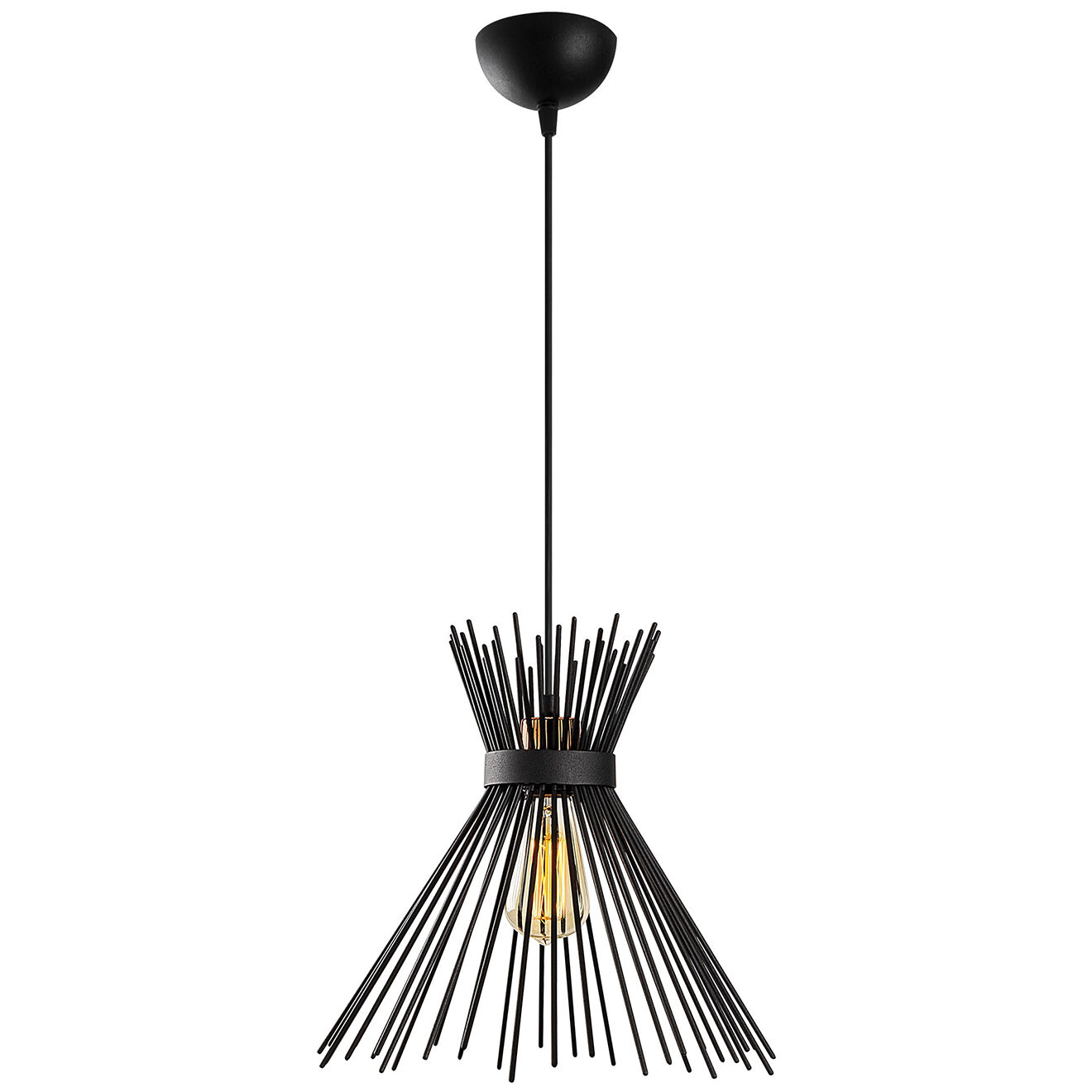 Opviq Suspension Kirpi noire - 34x131 cm
