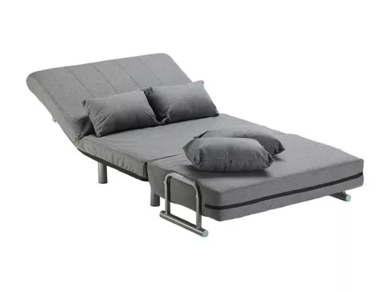 Fauteuil convertible robuste en tissu lit convertible SALINGER