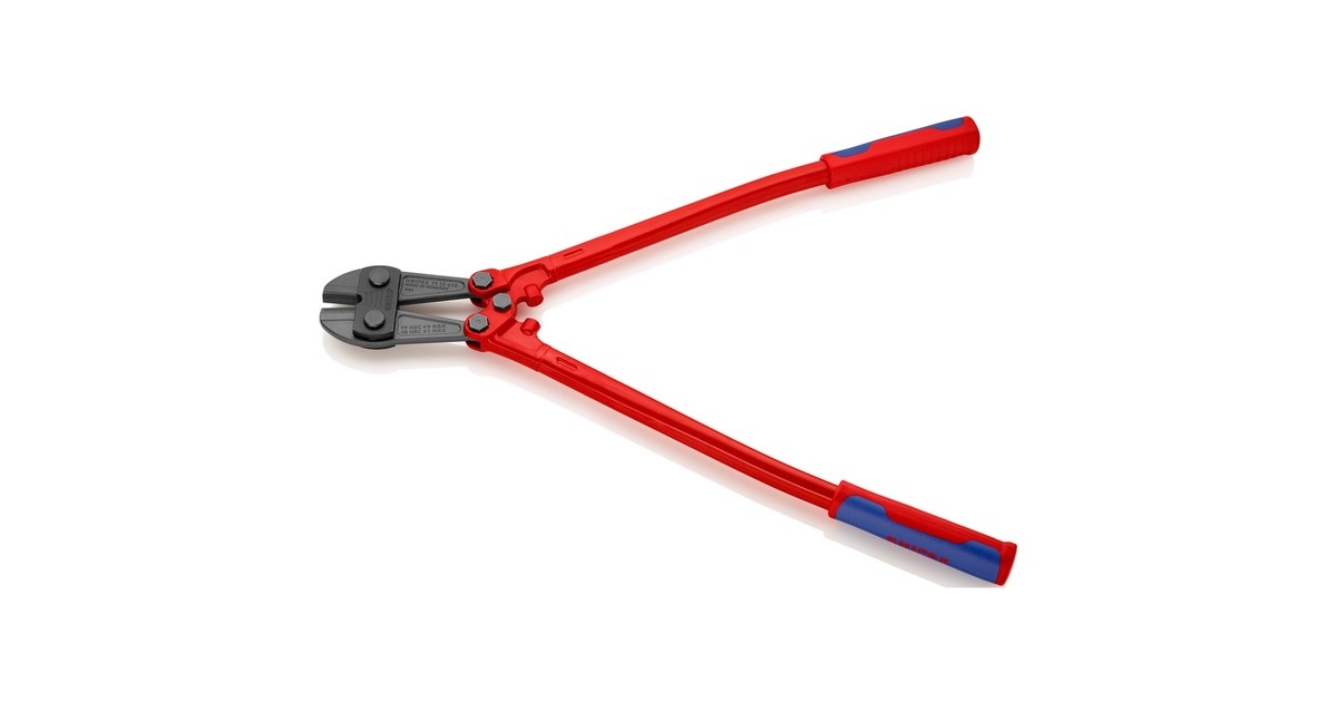 KNIPEXBetonschaar 7172610 kniptang  (Rood/blauw, MIddensnijder, Geschroefd scharnier)