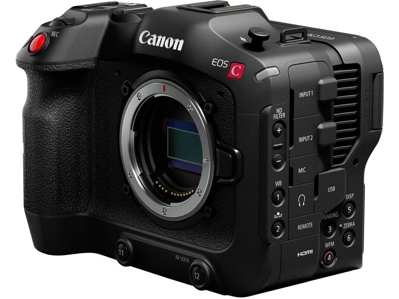 Canon Videokamera C70 4K-Camcorder mit interner 12 Bit RAW-Aufzeichnung, High Dynamic Range und AF mit Augenerkennung in einem kompakten Gehäuse