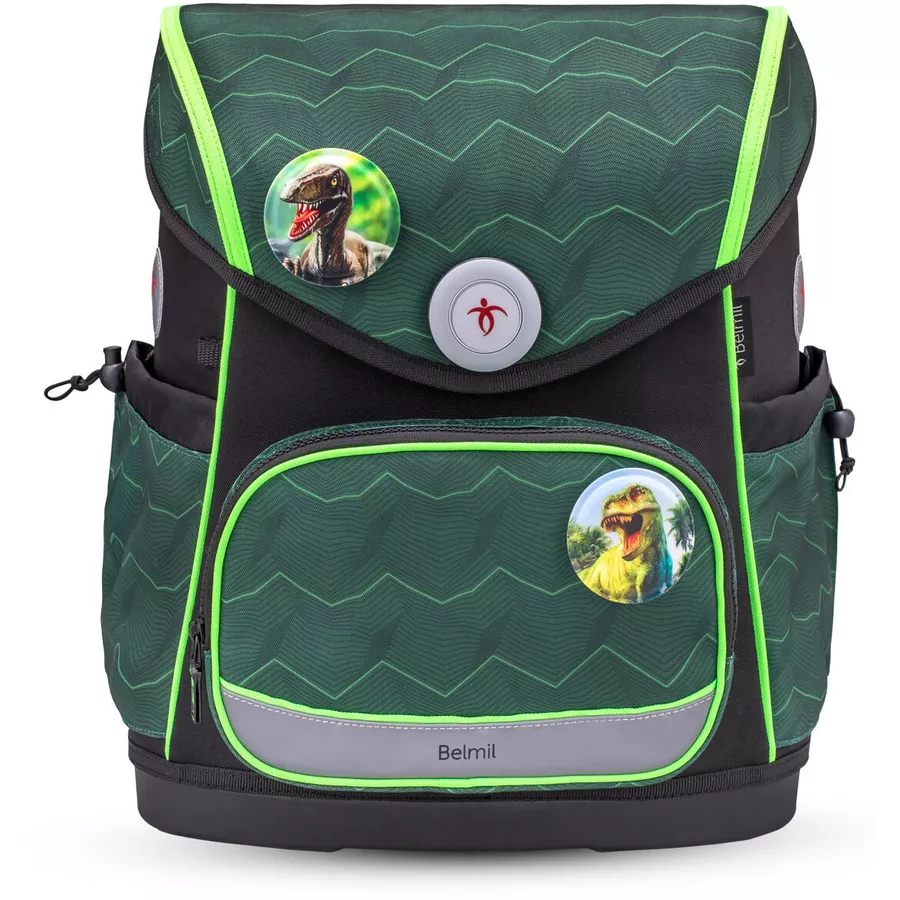 Belmil Schulranzen Premium Compact Plus Schulranzen Twist of Lime