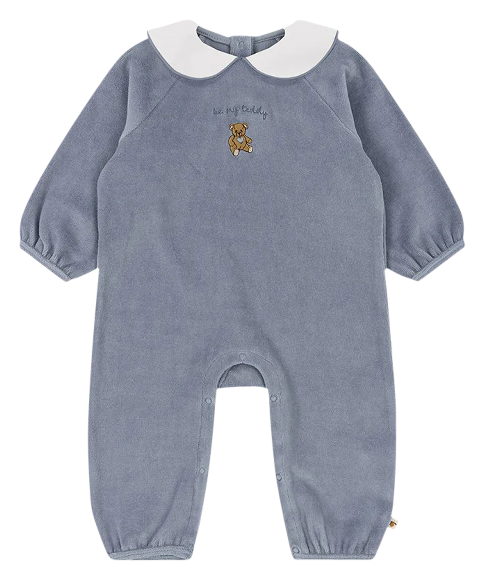 MIFFA - Grenouillère en coton bio mélangé | Bleu