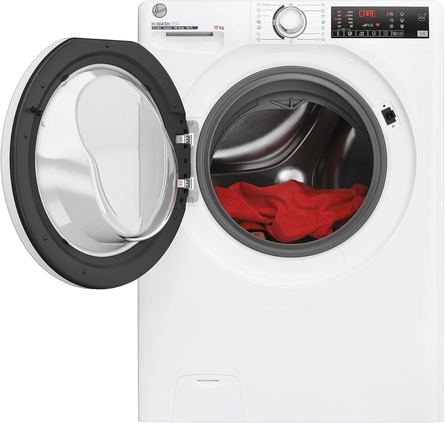Hoover H-WASH 300 H3WP 4134TAM/1-S Waschmaschine/Energieeffizienzklasse A/Füllmenge 13 kg/Smarte Bedienung mit NFC-Technologie/BPM Inverter-Motor/Symbolblende