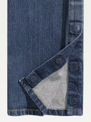 Calça jeans adaptável e confortável