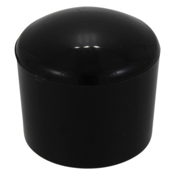 HANDSON meubeldop rond zwart 32 mm 4 stuks
