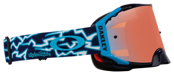 Masque Oakley Airbrake MX x Troy Lee Designs Bleu/ Verres Prizm Sapphire/ Ref : OO7046-F3