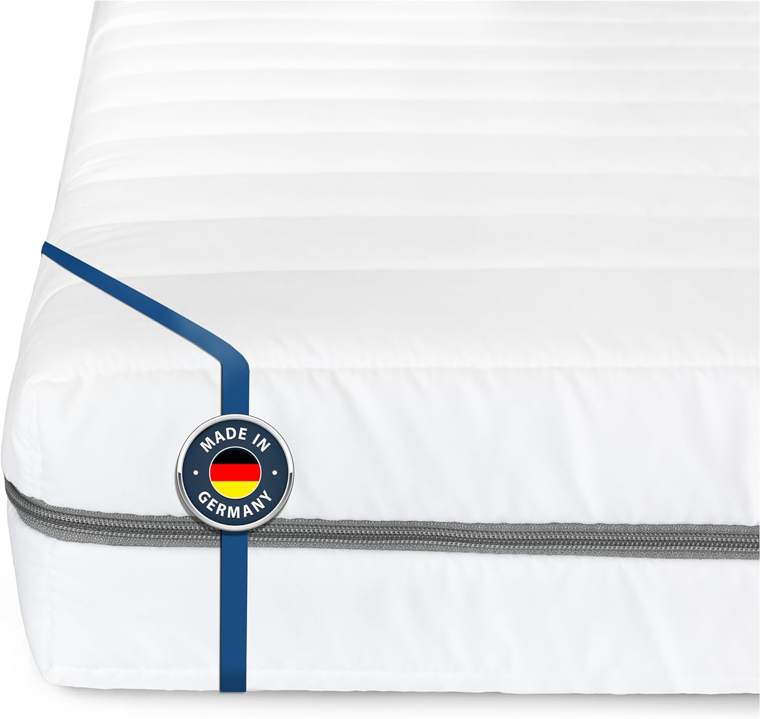 BMM Matratze 160x190 cm Klassik XXL Härtegrad H4 extra fest/Kaltschaummatratze Öko-Tex Zertifiziert/ergonomische 7 Zonen Matratze Höhe 12 cm/Matratzen produziert in Deutschland