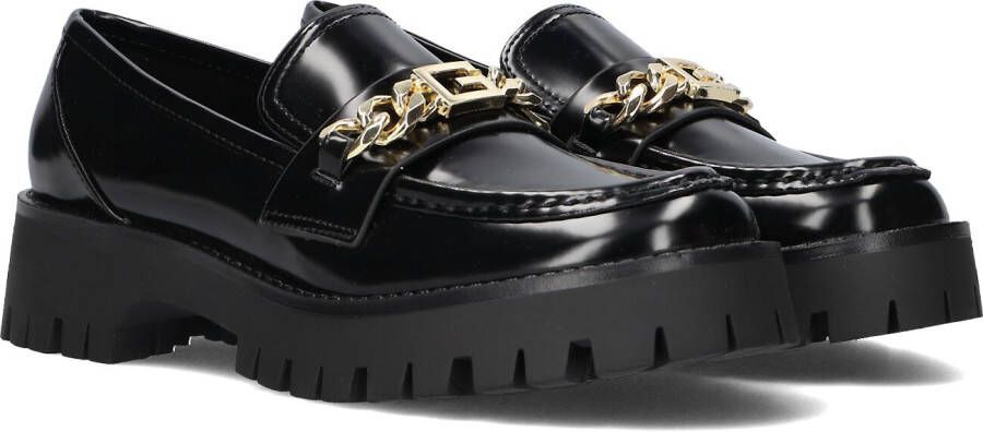 Guess Zwarte Effen Instap Rubberen Schoenen Black Dames