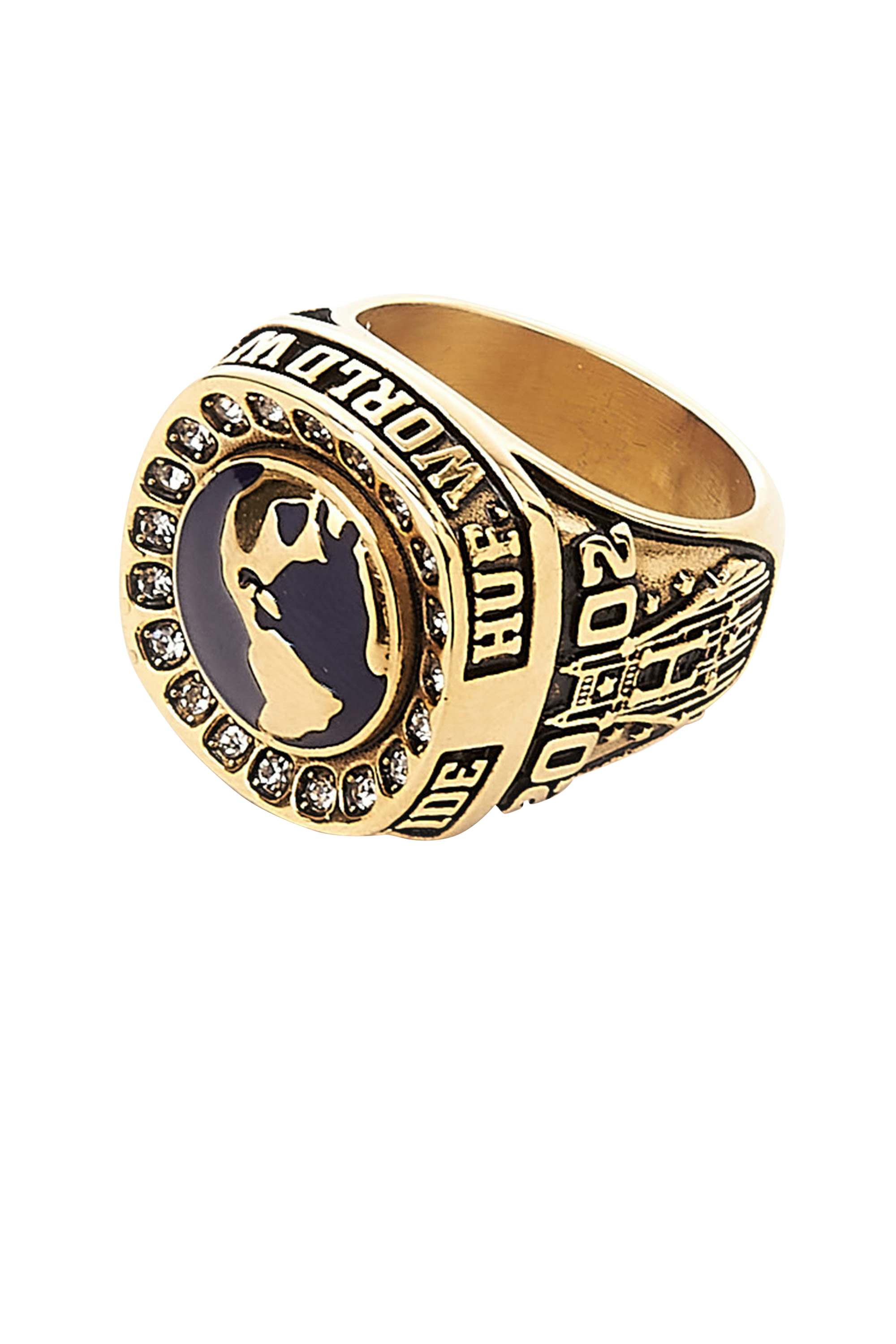 HUF Bague WORLDWIDE Jaune