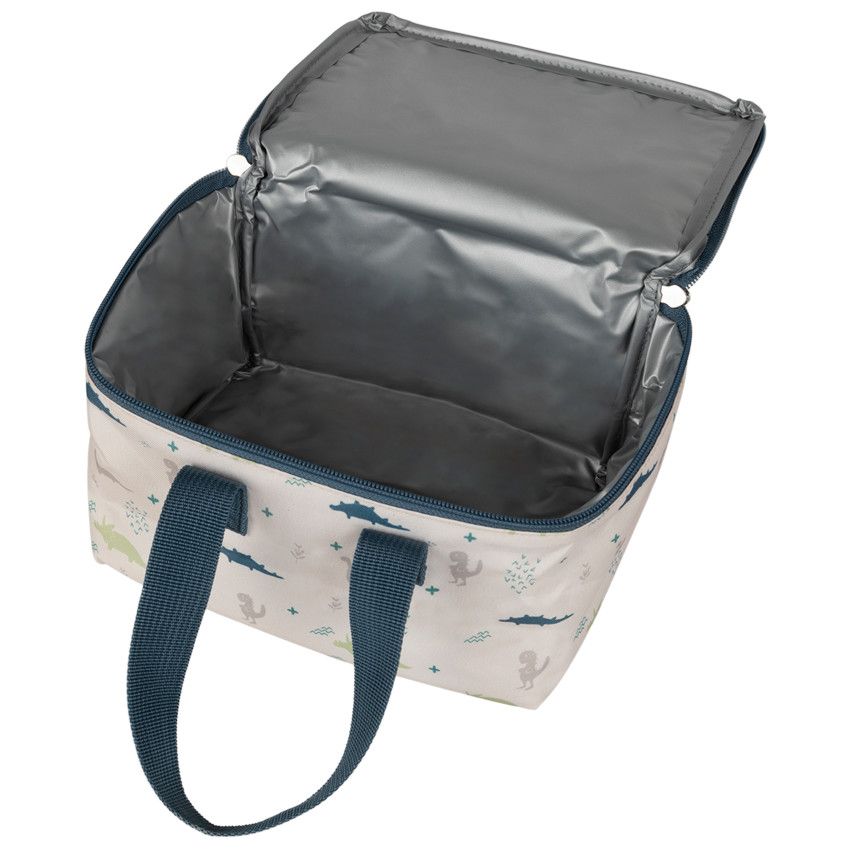 Sac isotherme lunchbag - Dino - Ecru