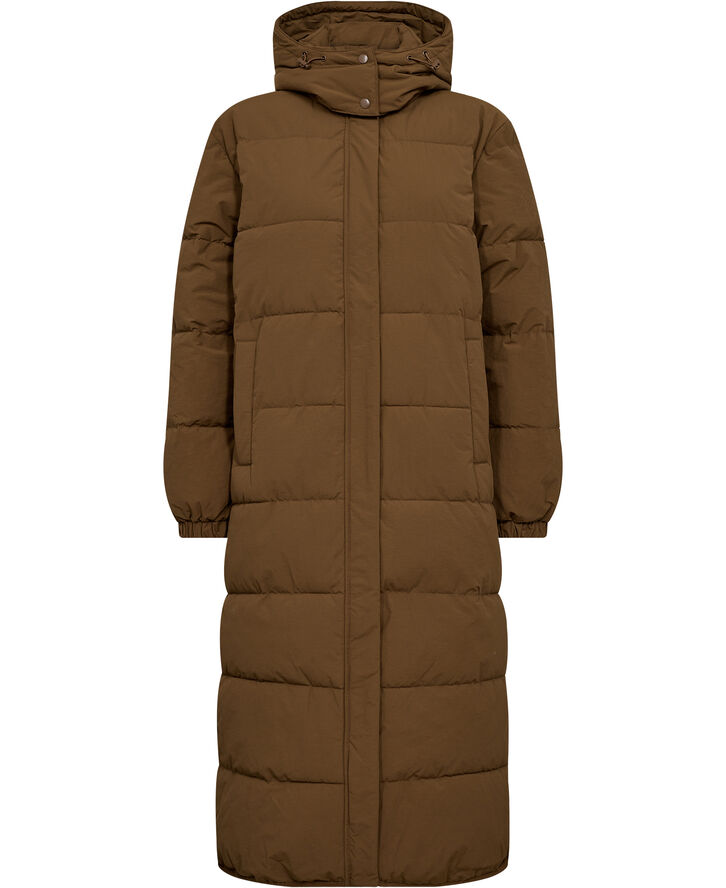Magasin du Nord Collection Enya 1 GRS Water Repellent Puffer Jacket Tobacco brown