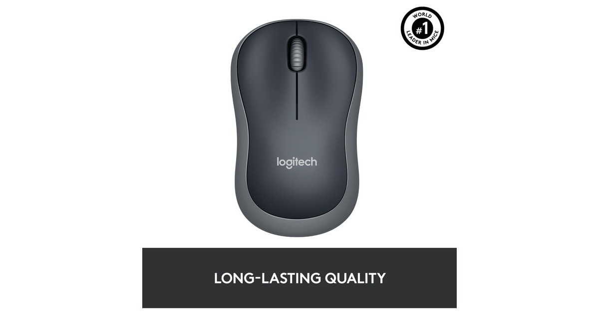 LogitechWireless Mouse M185  (Grijs, Retail)