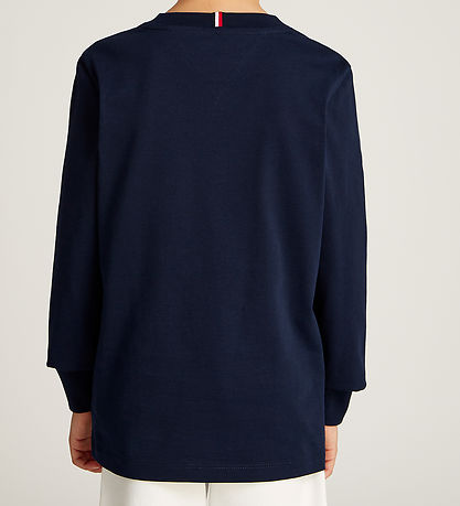 Tommy Hilfiger Bluse - Monotype 1985 - Dark Night Navy