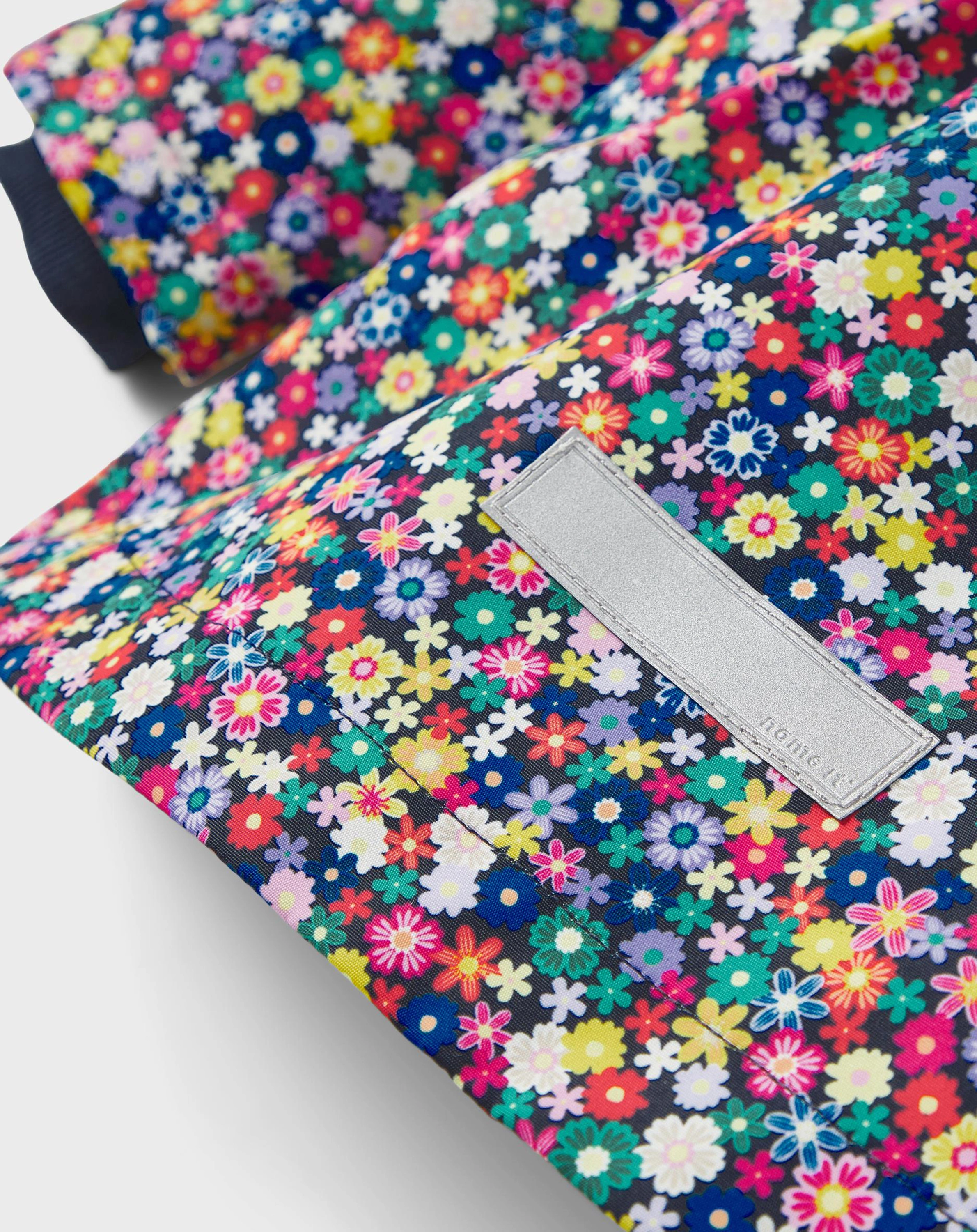 Jacke NMFMAXI - POP FLOWER in dark sapphire