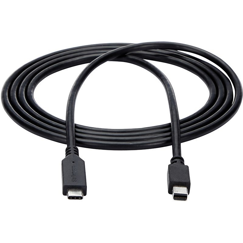 StarTech.com Câble adaptateur USB-C vers Mini DisplayPort 4K 60 Hz de 1,8 m en noir