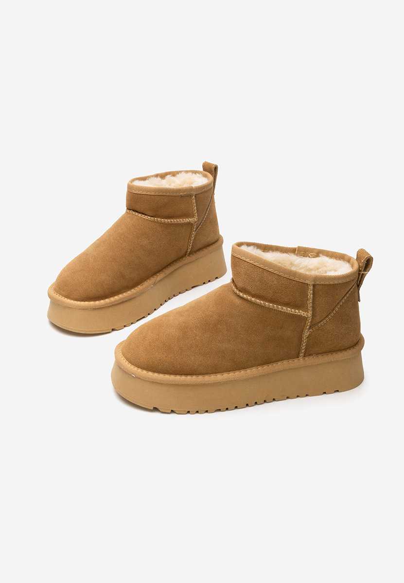 Bottes de neige femme chameau Cu platforma Cortney