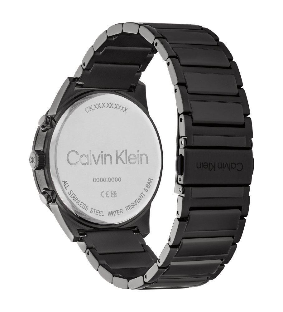 Relógio analógico Calvin Klein Impressive, preto