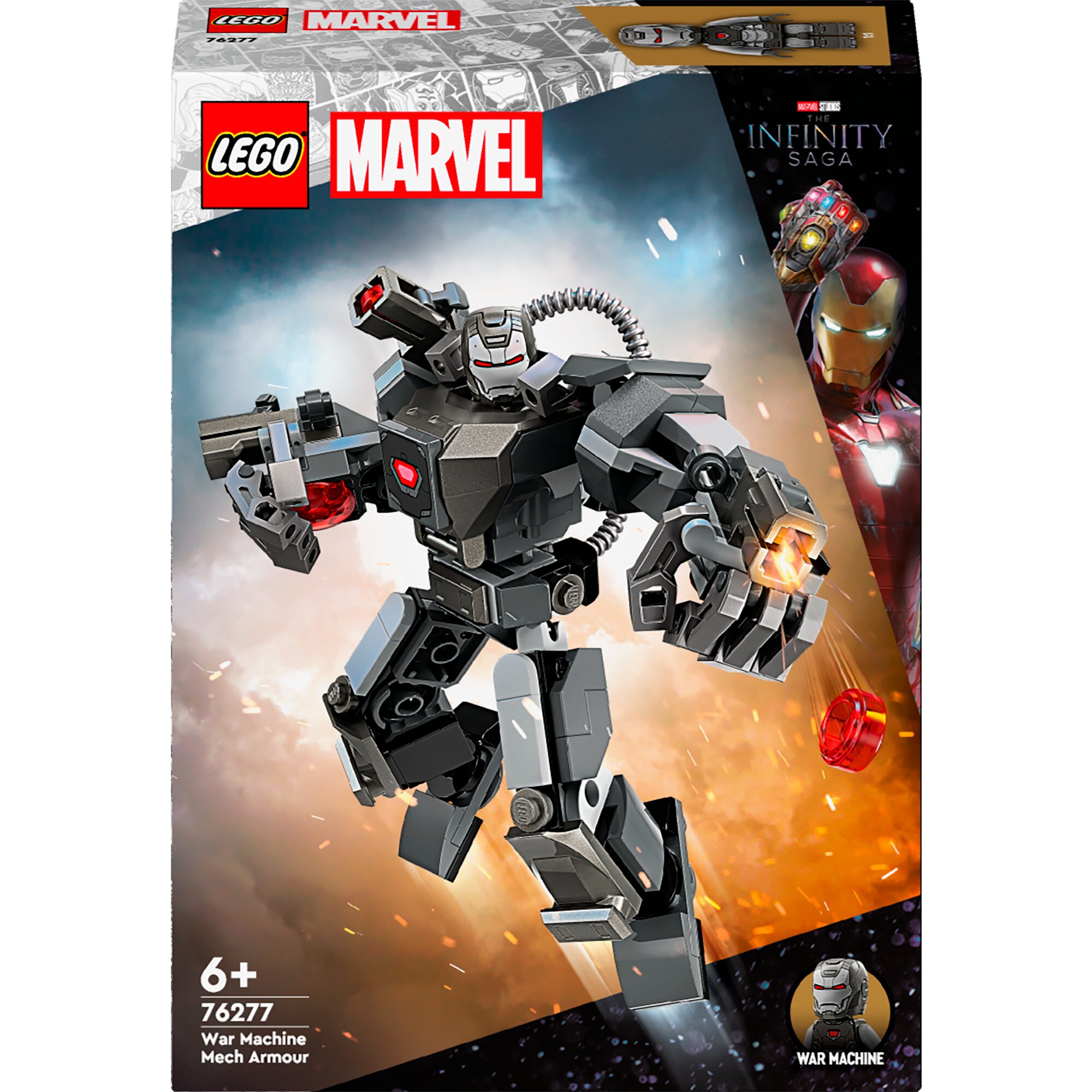 LEGO Konstruktionsspielzeug Marvel Super Heroes War Machine Mech