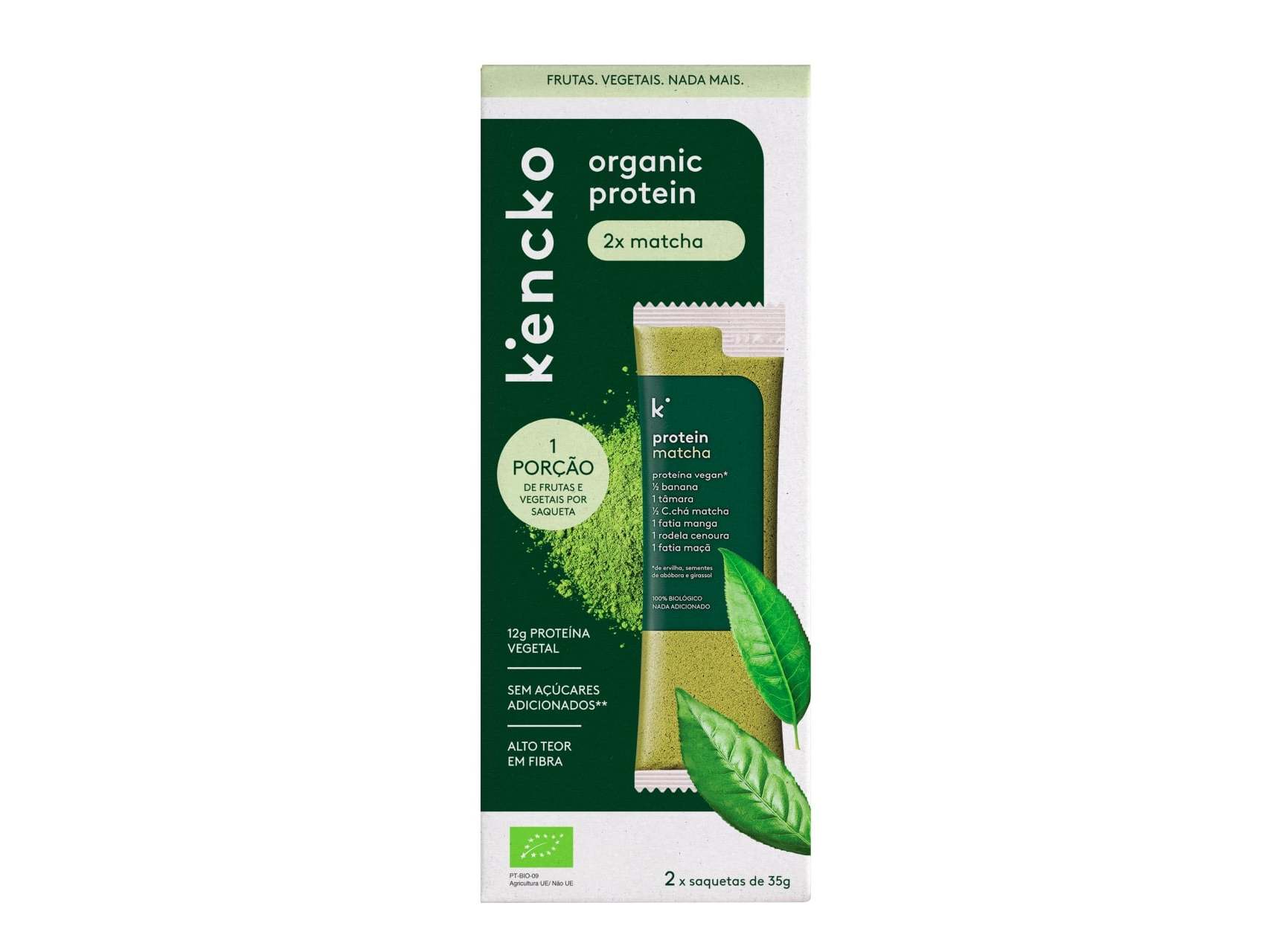 BATIDO KENCKO PROTEINA VEGAN MATCHA 2X35G