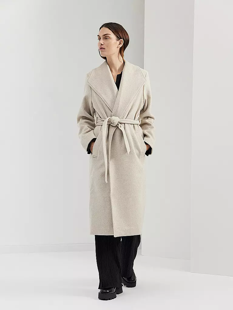 SELECTED FEMME Wollmantel SLFROSA  beige